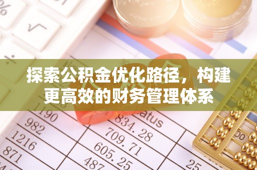 绵阳探索公积金优化路径，构建更高效的财务管理体系