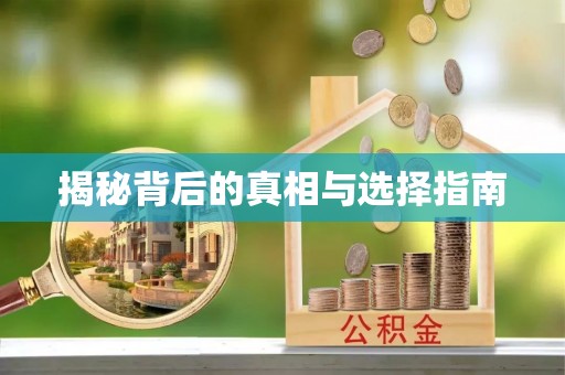 绵阳揭秘背后的真相与选择指南