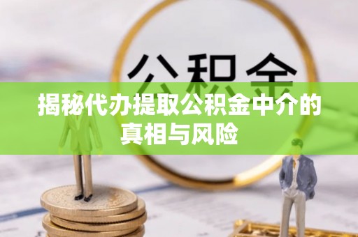 绵阳揭秘代办提取公积金中介的真相与风险